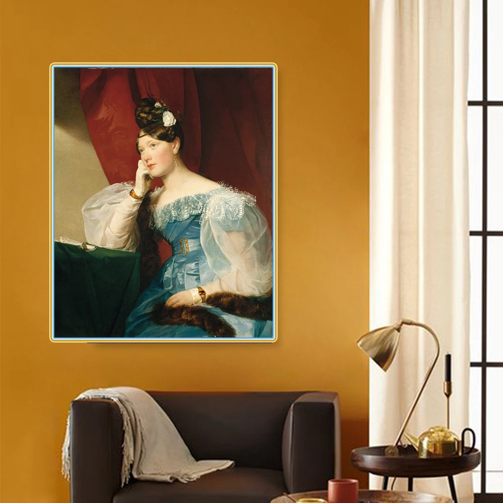 Цитон холст искусство Масляная живопись Фридрих фон амерлинг Julie Джули война Poster