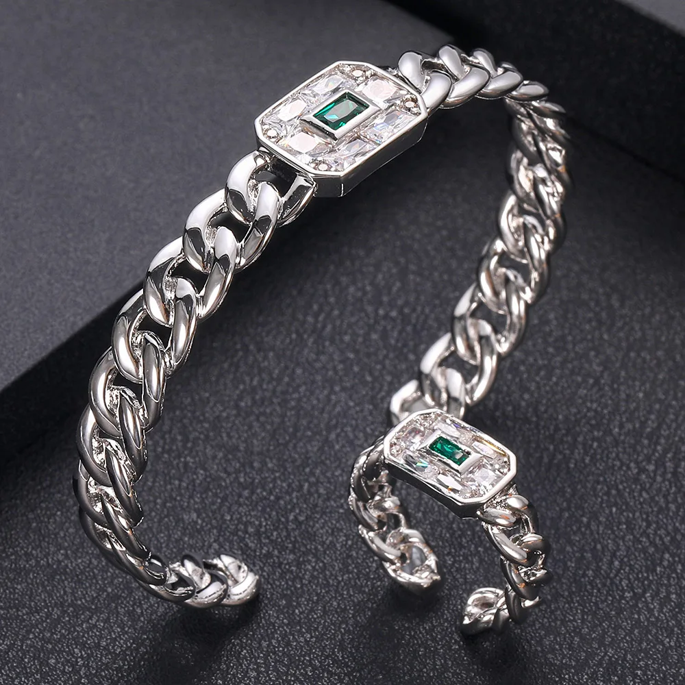 Роскошные наборы колец и браслетов jankelly модные свадебные ювелирные из Дубая для