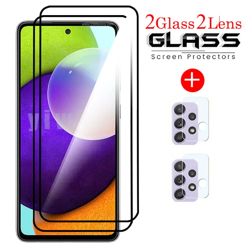 

Protective Glass For Samsung Galaxy A52 A32 A31 A03S M52 5G A52S A13 M32 Camera Screen Protector Film For Samsung A02S A12 A22
