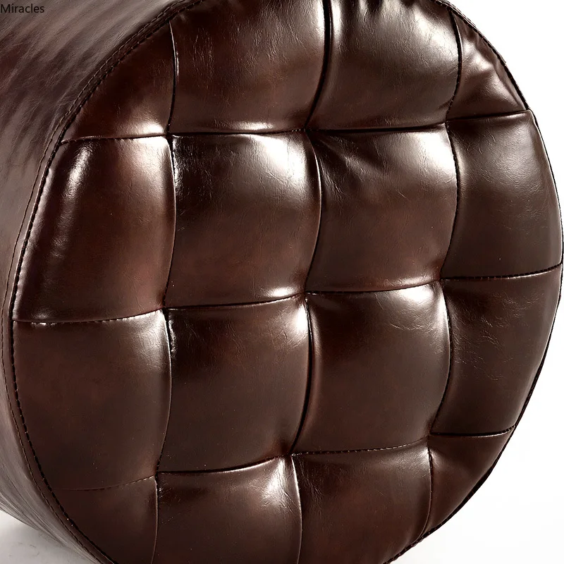 Модный креативный диван круглый табурет скамейка пуфик минималистичный