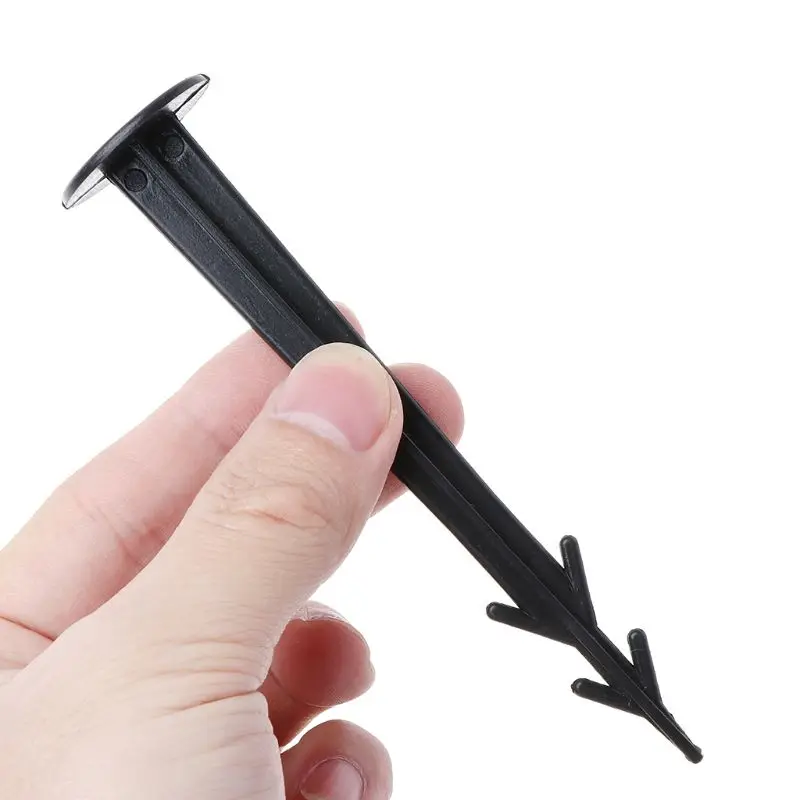 100 шт. пластиковая оплетка для сада скрепляющая колья шипы штифты газона скобы