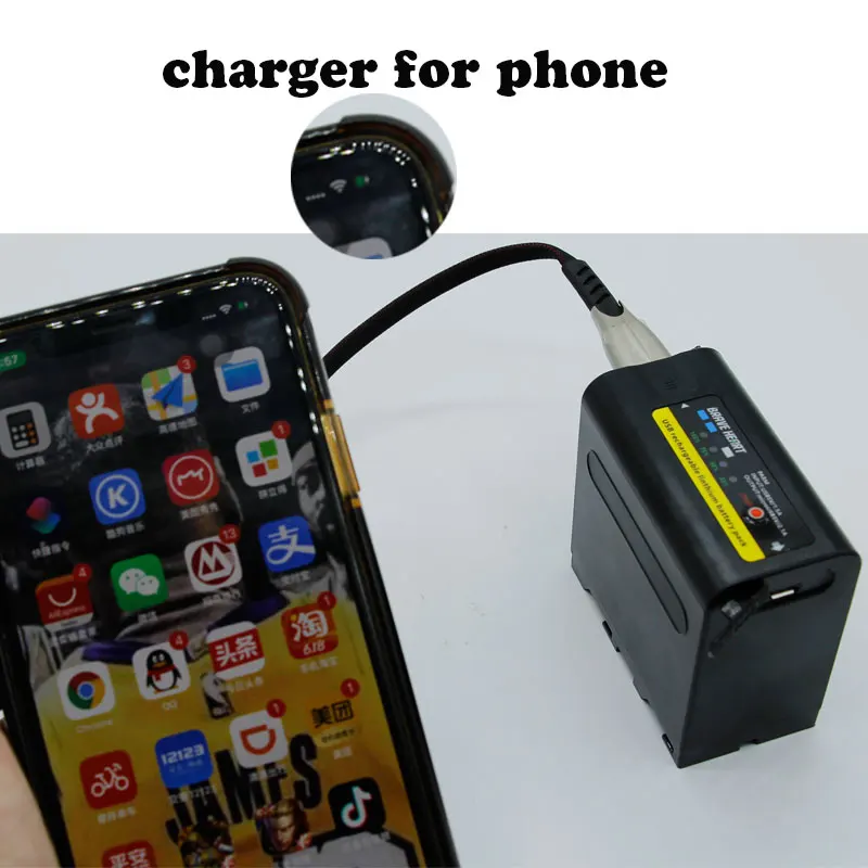 

NP-F960 NP-F970 Camera Battery For Sony NP F960 F970 NP-F770 F550 CCD-TRV58 TRV110K TRV26E HVR-Z1 V1J L50