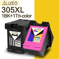 alizeo remanufactured for hp 305 hp 305 xl ink cartridge for hp envy series 6010 6020 6022 6030 6032 6052 6055 6058 6075