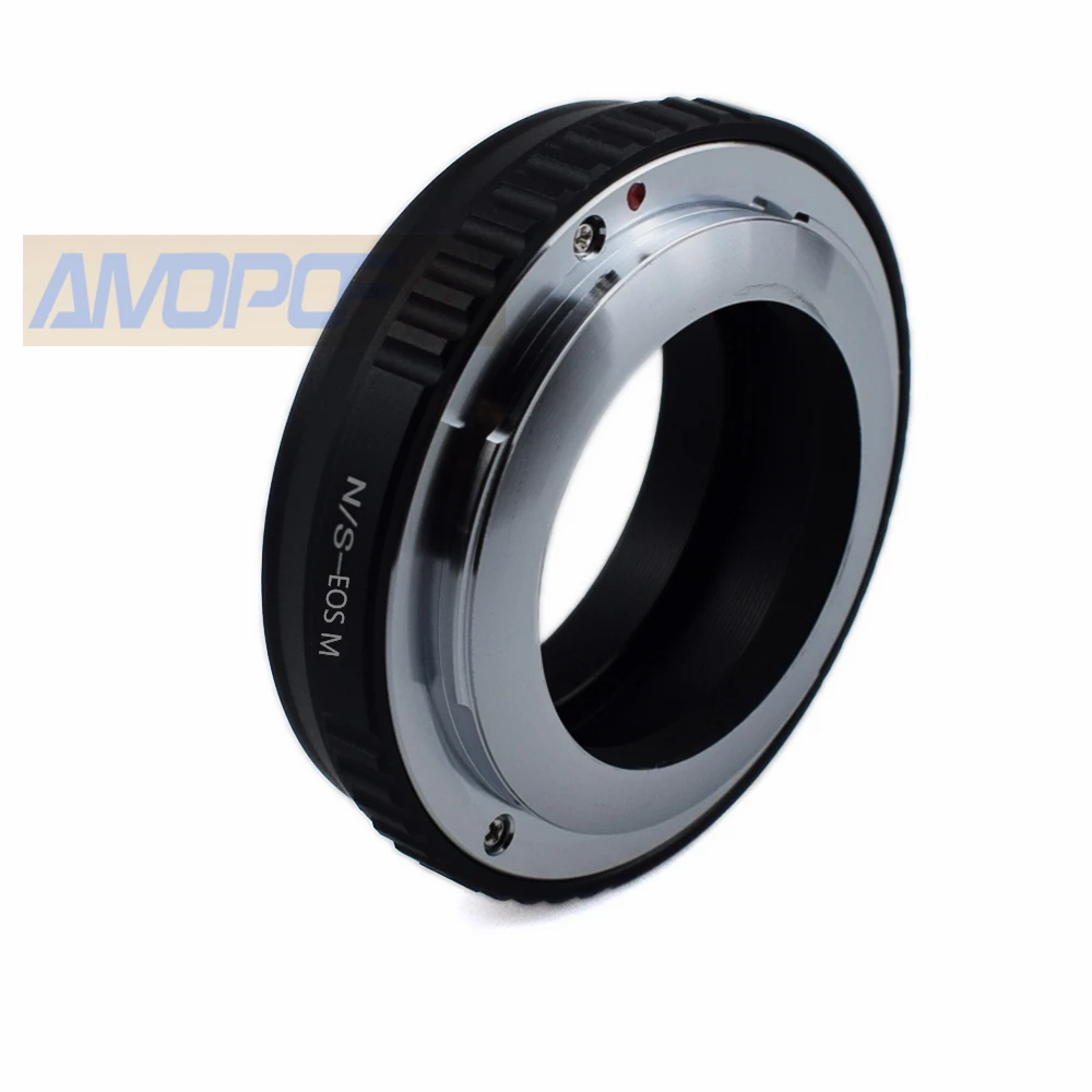 Адаптер Nikon S к EOS M объектив для микроскопа беззеркальной камере Canon M1 M2 M3 M5 M6 M10 M50