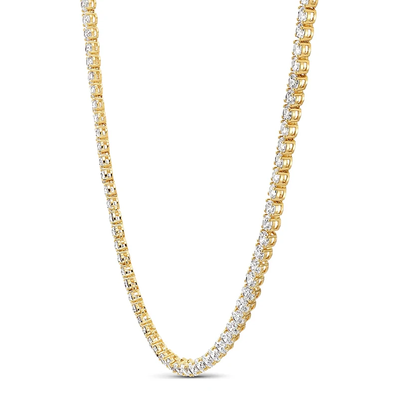 

SWA 2021 New Gorgeous Unique Design Tennis Deluxe Necklace, Stylish And Exquisite Jewelry For Girlfriend Romantic Birthday Gift