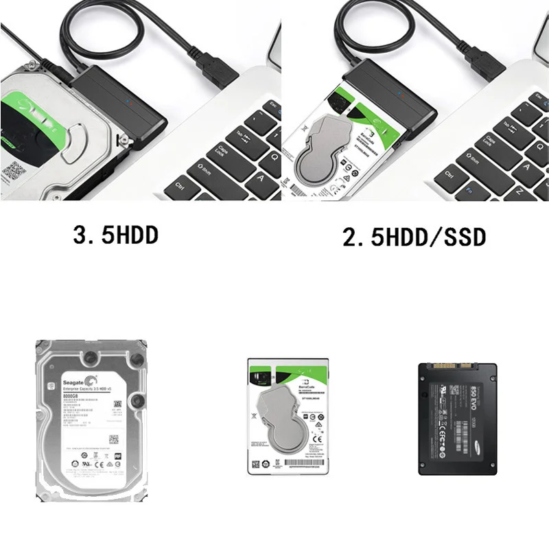 Новейшая модель USB3.0 Easy Drive Sata кабель адаптера SATA 2 5/3 5 дюймов жесткий диск кабели