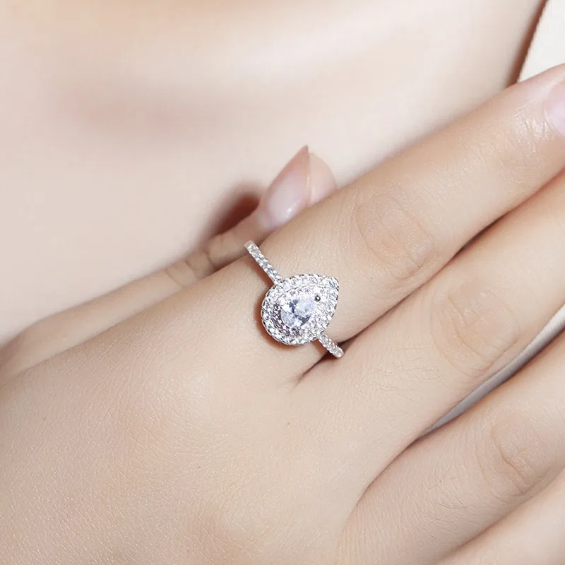 Фирменное ювелирное изделие кольцо из стерлингового серебра 925 пробы свисающее с