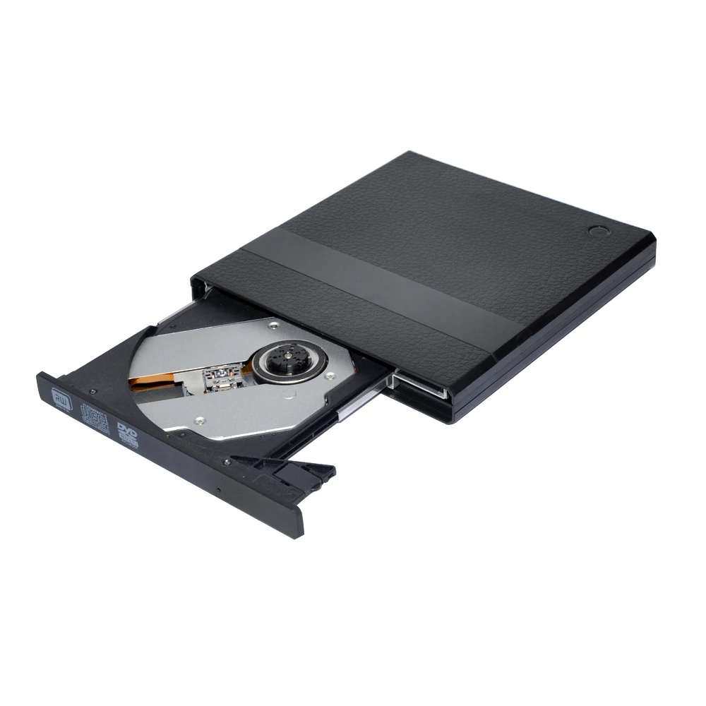 Тонкий внешний DVD RW CD записывающий привод устройство для чтения дисков