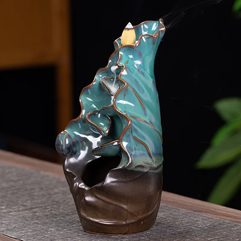 

Держатель для благовоний ручной работы горелка для благовоний в виде лотоса, Ароматический диффузор для домашнего декора