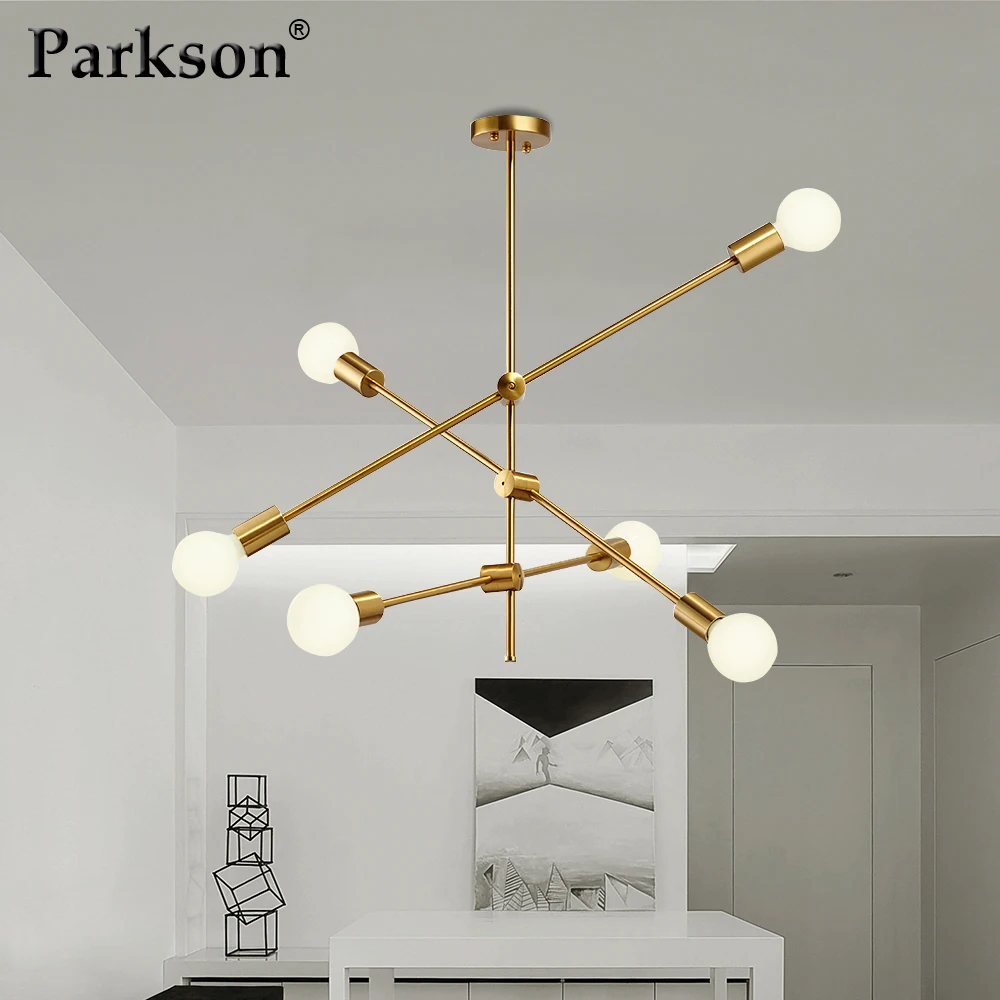 

Nordic Modern Pendant Lights Hanging Lamp Art Decoration Black Gold E27 Design Pendant Lamp Dining Living Room Kitchen Fixtures