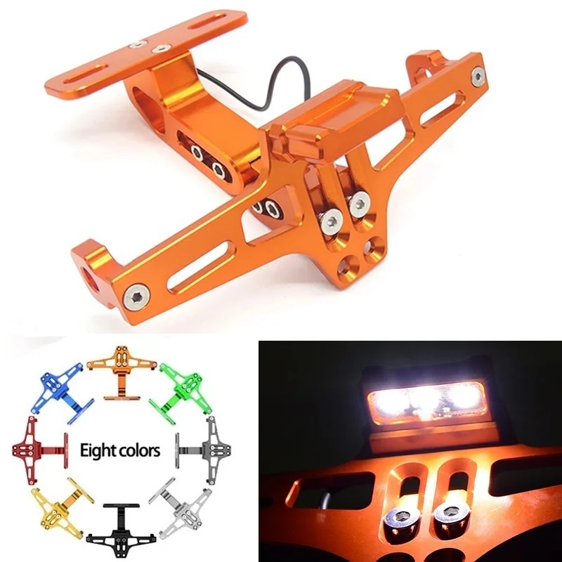 Держатель номерного знака для мотоцикла светодиодный Soporte Matricula Moto Pulsar 200 Ns Fz6 Yamaha