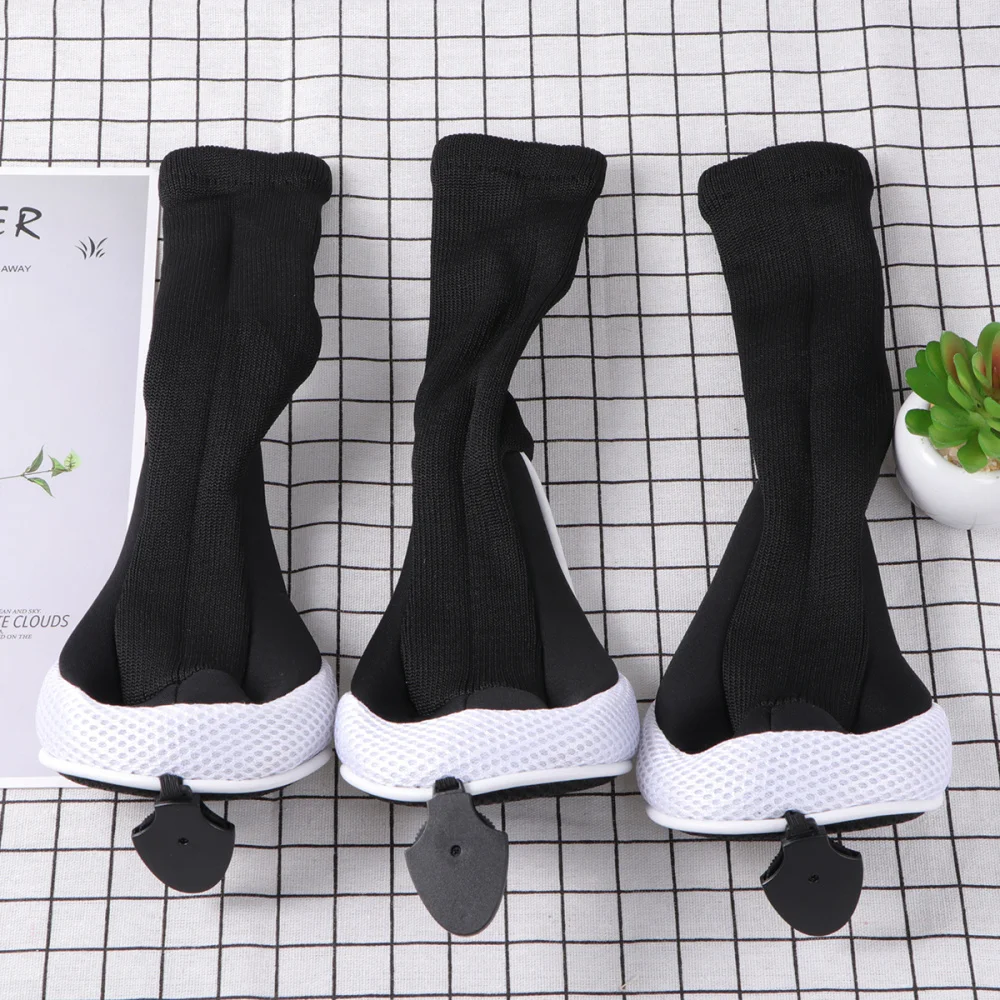 

3PCS Club Cover Mesh Club Case Iron Putter Putter Protector Set (White)