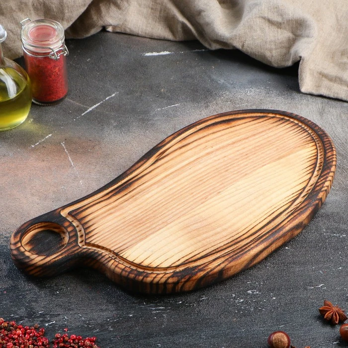 Доска разделочная для подачи &quotБард&quot 35х18 см массив ясеня|Измельчающие блоки| |