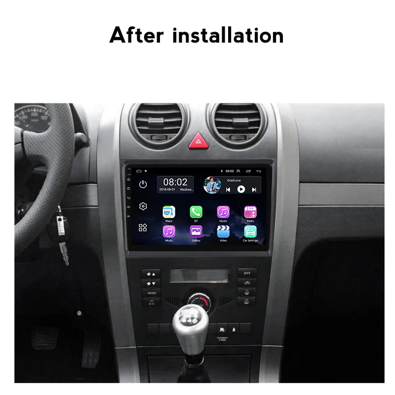 Автомагнитола для GREAT WALL Haval мультимедийный видеоплеер на Android 2011 2 + 32 ГБ с GPS