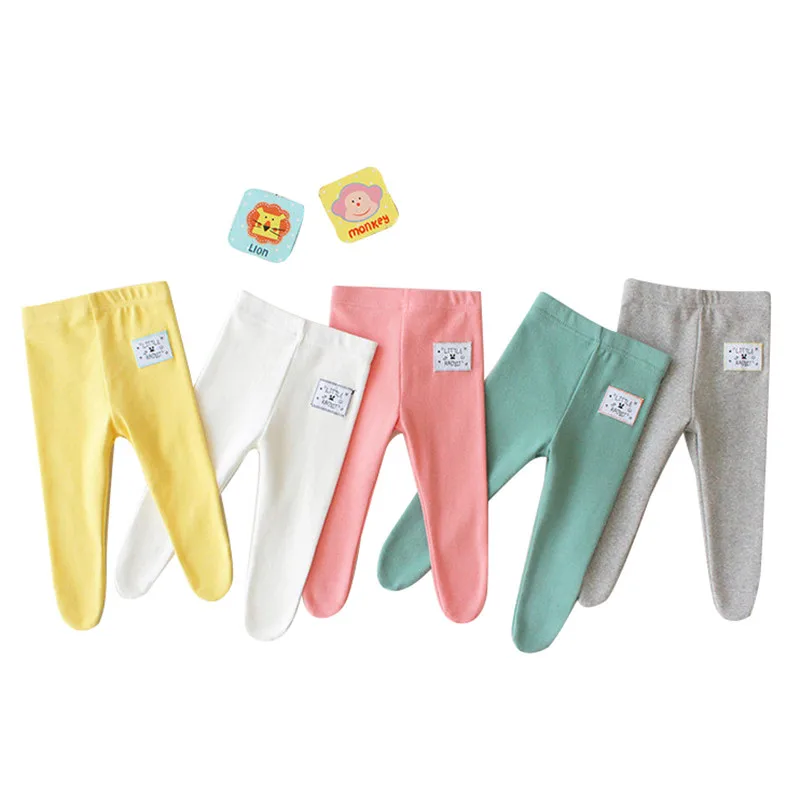 

2020 Candy Color Baby Tights Baby Pantyhose Cotton Long Warm Stocking Kids Toddlers Pants Leg Warmer Stockings Size 59 66 73 80