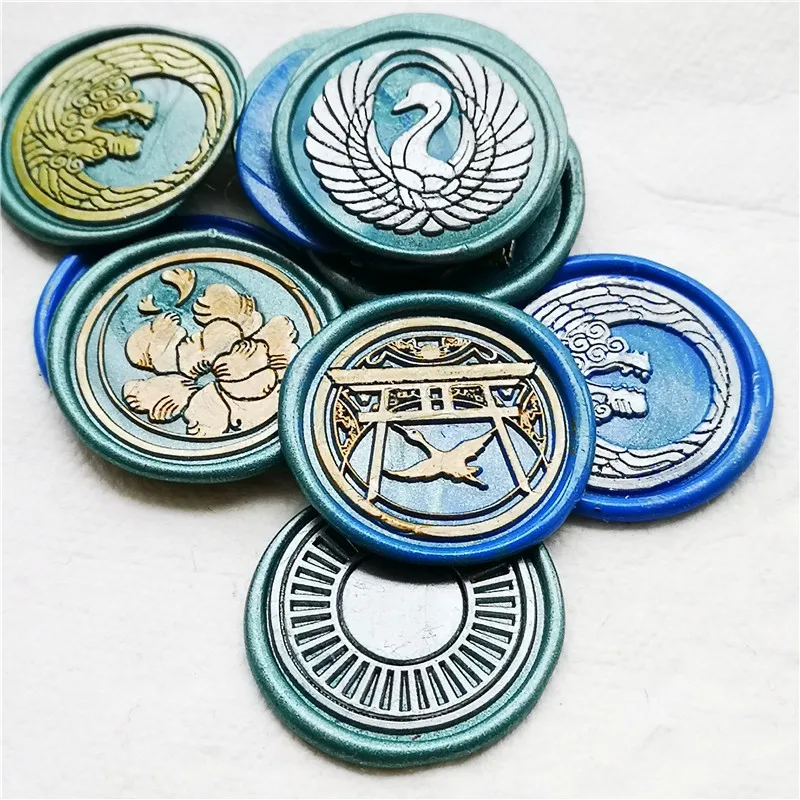 Япония toukenranbu головка штемпеля 54 логотип DIY старинная печать в стиле ретро