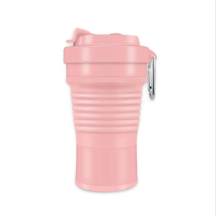 

Large capacity silicone folding cup 750ml coffee cup home silicone water cup portable telescopic cup silicone cup travel mug