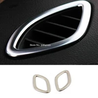 for opel astra k 2016 2017 2018 2019 accessories stainless steel car front small air outlet decoration trim cover car styling