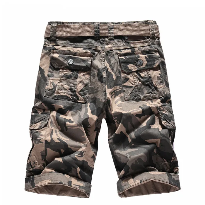 Камуфляжные камуфляжные карго шорты для мужчин 2020 Новые мужские повседневные