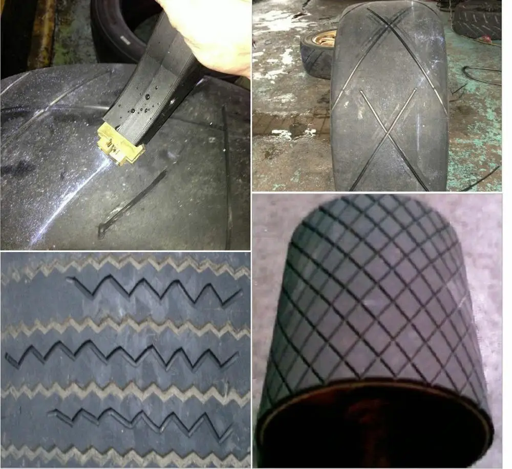 Tire Regrooving Tool Car Tire Rubber Tyres Blade Iron Tire Regroover Cutting Machine Free 2 PCS Knifes image 6