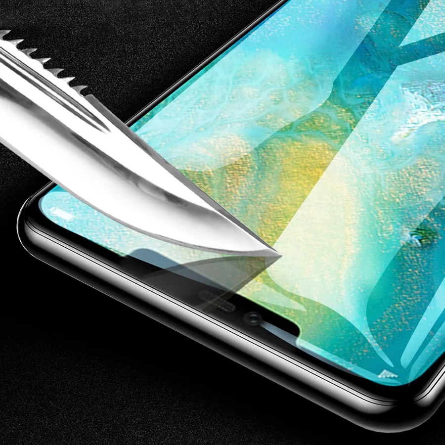 3D закаленное стекло с изогнутыми краями для LG G7 ThinQ V30 V40 полное покрытие