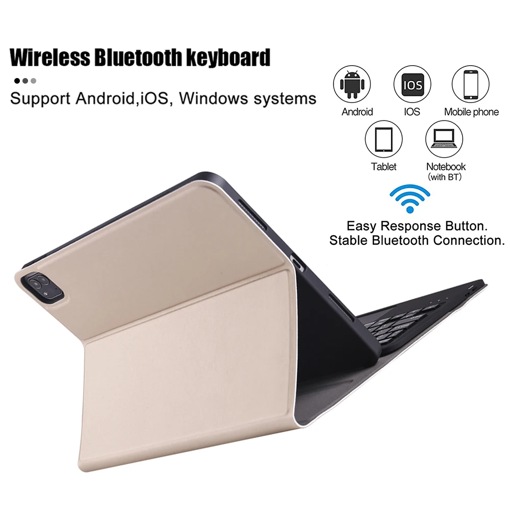 detachable wireless bluetooth touchpad keyboard case for apple ipad mini 4 mini 5 7 9 2015 2019 tablet tpu cover accessories free global shipping