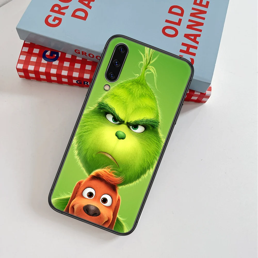

Grinch Stole Christmas Cartoon Phone Case For Samsung Galaxy A 3 5 7 8 10 20 20E 21S 30 30S 40 50 51 70 71 black Hoesjes Tpu