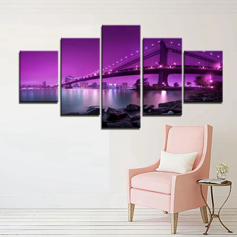 Настенная художественная галерея Кейптаун Гора с Луной Южная Африка холст