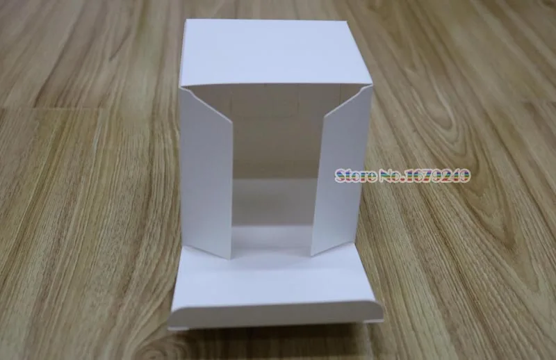 200 шт. белый Бумага складной Коробки маленький ручной работы DIY подарочная