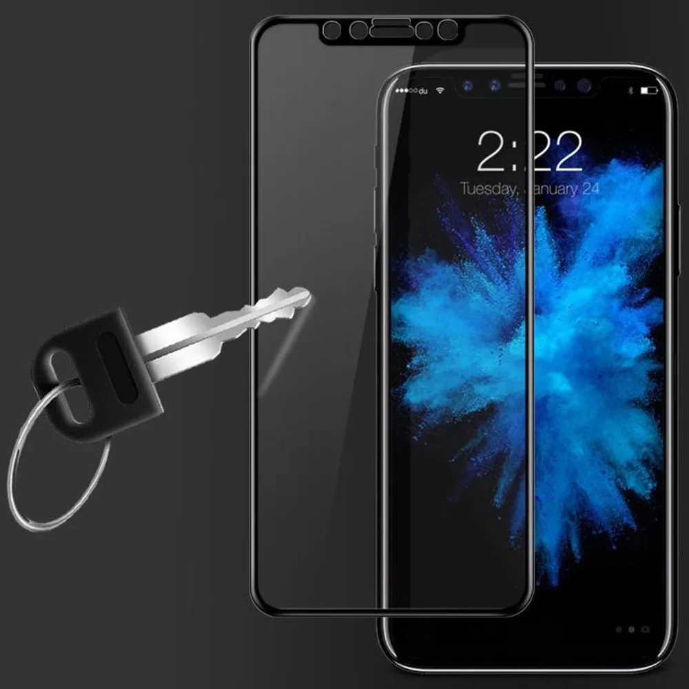Ouhaobin пленка из закаленного стекла для iphone 11 6 1 дюймов защитная экрана с полным