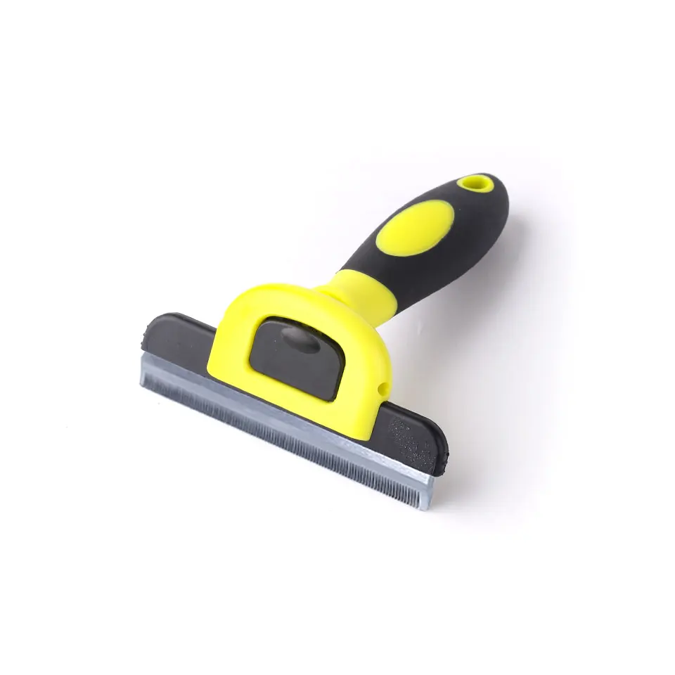 

Dog Cat Hair Shedding Effectively Reduce Hair Shedding Comb Pet Grooming Brush Safe Gentle Hair Deshedding Quick Release Comb