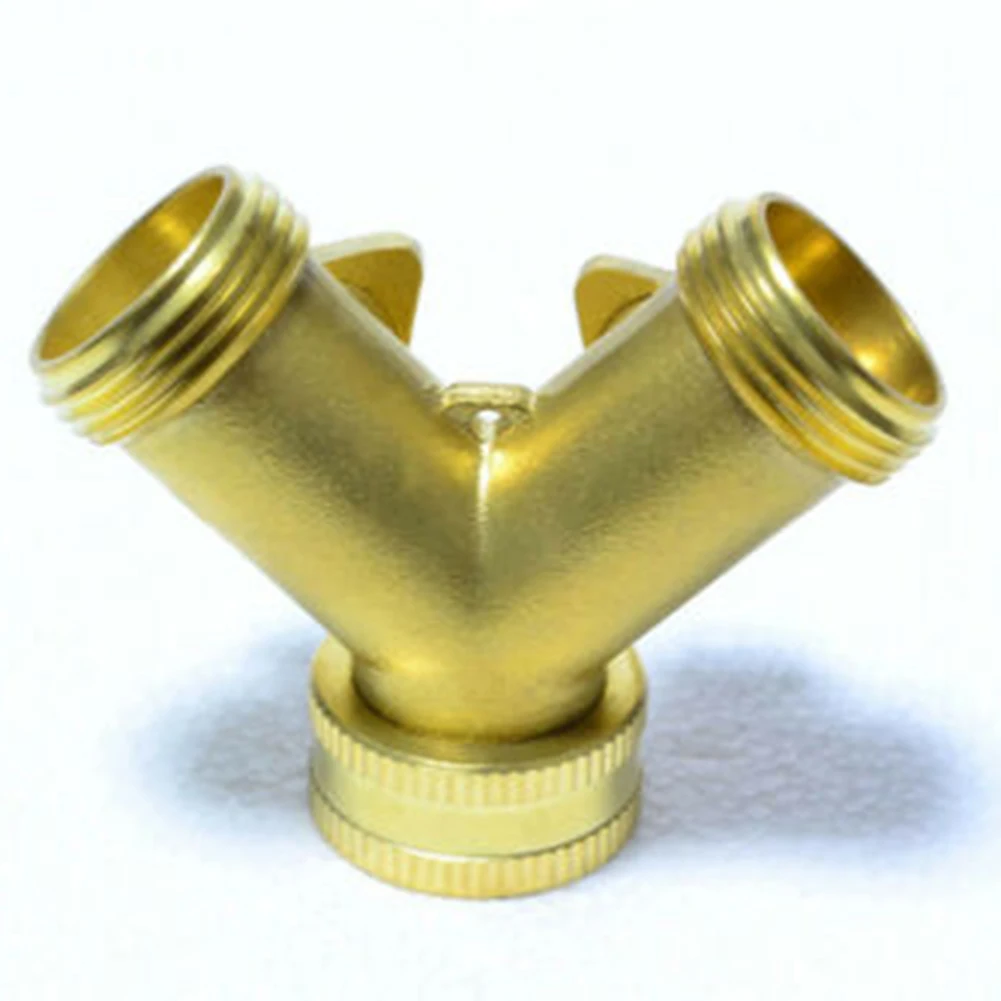 

Solid brass Tap Adaptor Home gardening 2 Way Brass Tap Adaptor Y Splitter