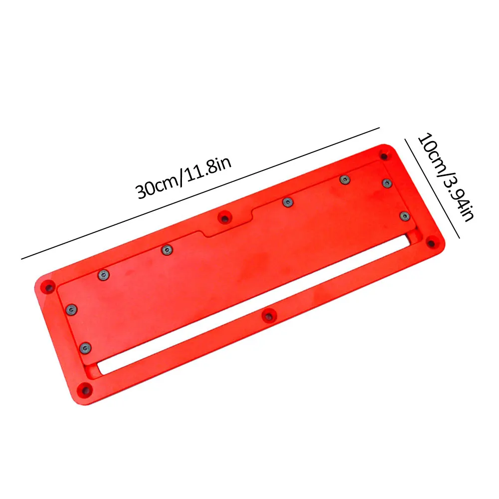 

Electric Circular Saw Cover Insert Plate Table Saw Woodworking Flip-Floor Aluminum Flip-floor Special Adjustable Insert Plate