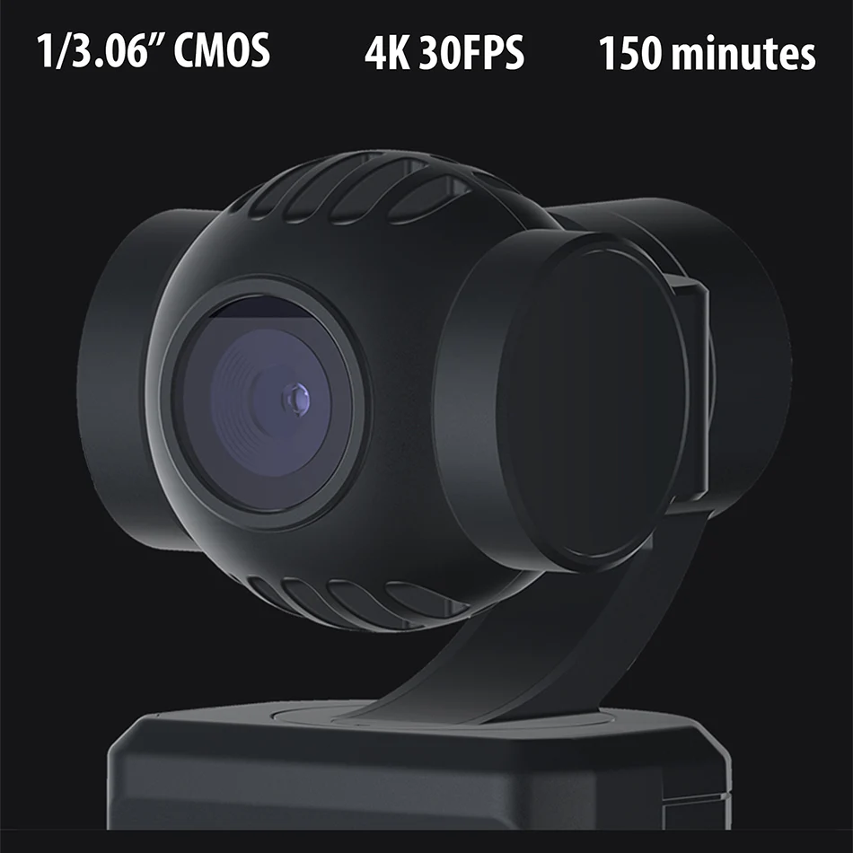 Карманный 3 осевой Ручной Стабилизатор P6A для камеры смартфона 4K Wi Fi режим записи