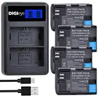 Аккумулятор 2650 мА  ч LP-E6 LP-E6N, двойное зарядное устройство с ЖК-дисплеем для камер Canon EOS 5D Mark II 5D Mark III 5DS 5DS R 6D 6D 7D 7D 80D