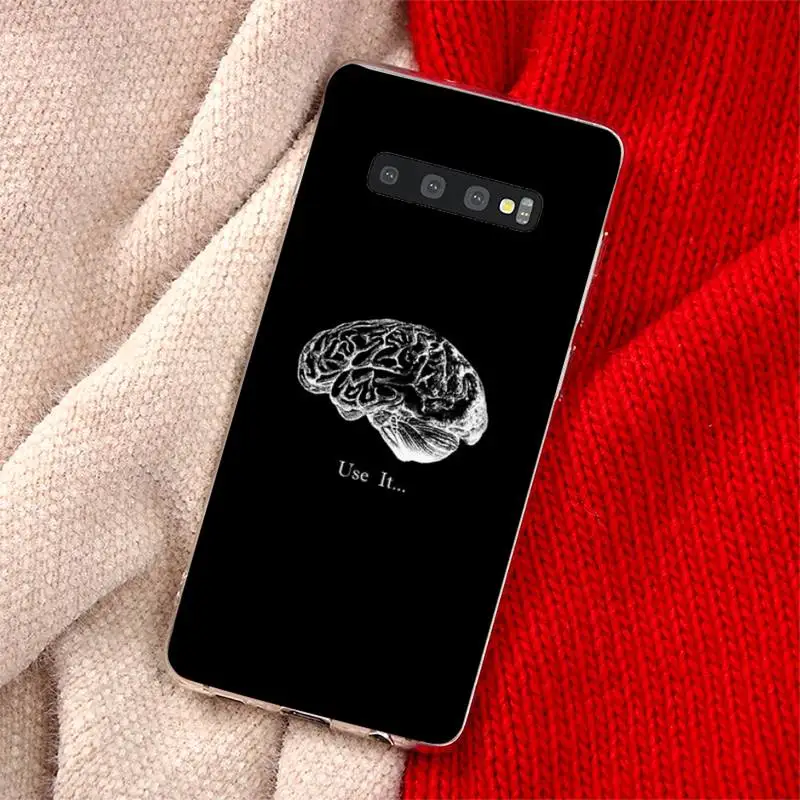 

Medical Human Organs Brain Phone Case Transparent for Samsung A71 S9 10 20 HUAWEI p30 40 honor 10i 8x xiaomi note 8 Pro 10t 11