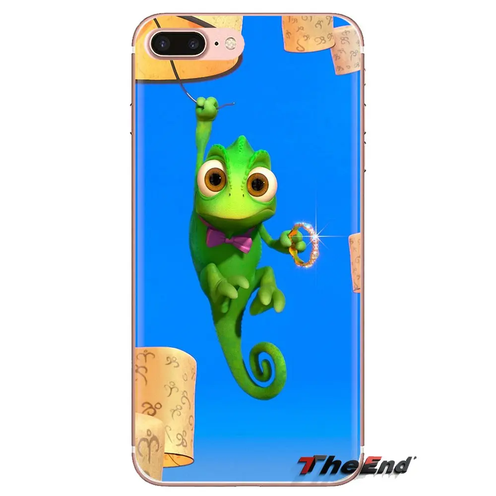 Tangled Rapunzel Chameleon Transparent Soft Cases Covers For iPod Touch Apple iPhone 4 4S 5 5S SE 5C 6 6S 7 8 X XR XS Plus MAX |