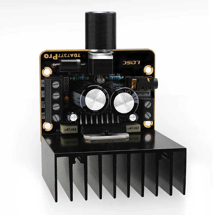 Плата усилителя Class AB 35 Вт + TDA7377 стерео двухканальный домашний кинотеатр AUX Amp DC12-18V