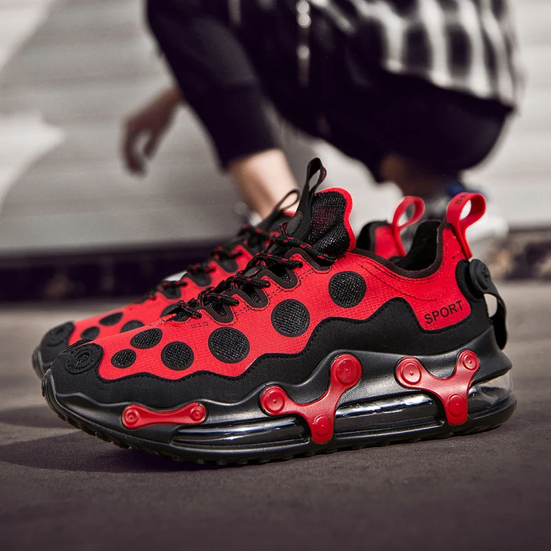 Кроссовки на толстой подошве для мужчин и женщин прогулочная обувь платформе с