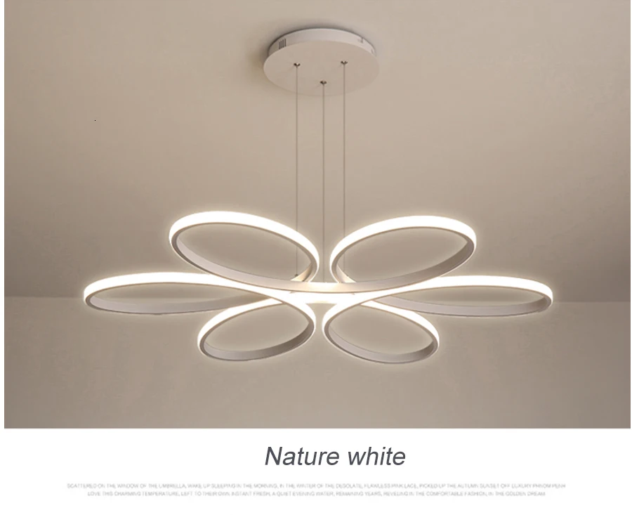 Modern led chandelier lighting for living room bedroom dining room indoor home lustre chandelier lamp AC90v-260v lampadario