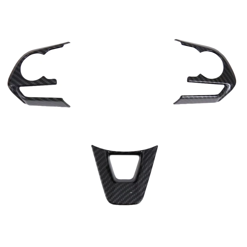 ABS углеродное волокно Автомобильный руль защитный чехол накладка наклейка