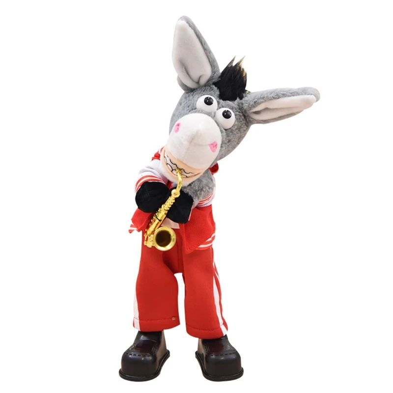 

Electronic Donkey Plush Toy Talking Donkey Pets Plush Recording Smart Walking Toys Cute Speak Music And Walk Dolls Pets