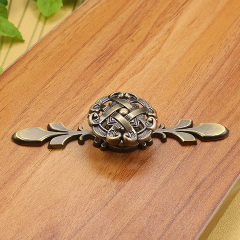 Античная бронза круговой полые шкаф дверные ручки шкафа ящика Ручка Потяните дом