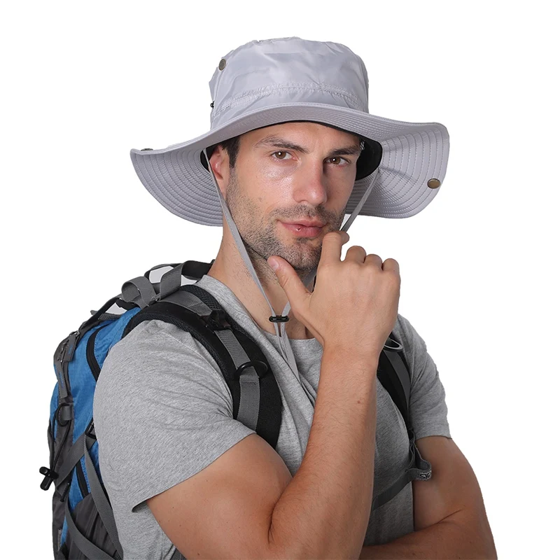 

Уличная Солнцезащитная рыболовная шляпа suns с защитой от УФ-лучей, повязка на голову, шляпа от солнца и дождя, регулируемая дышащая рыболовна...