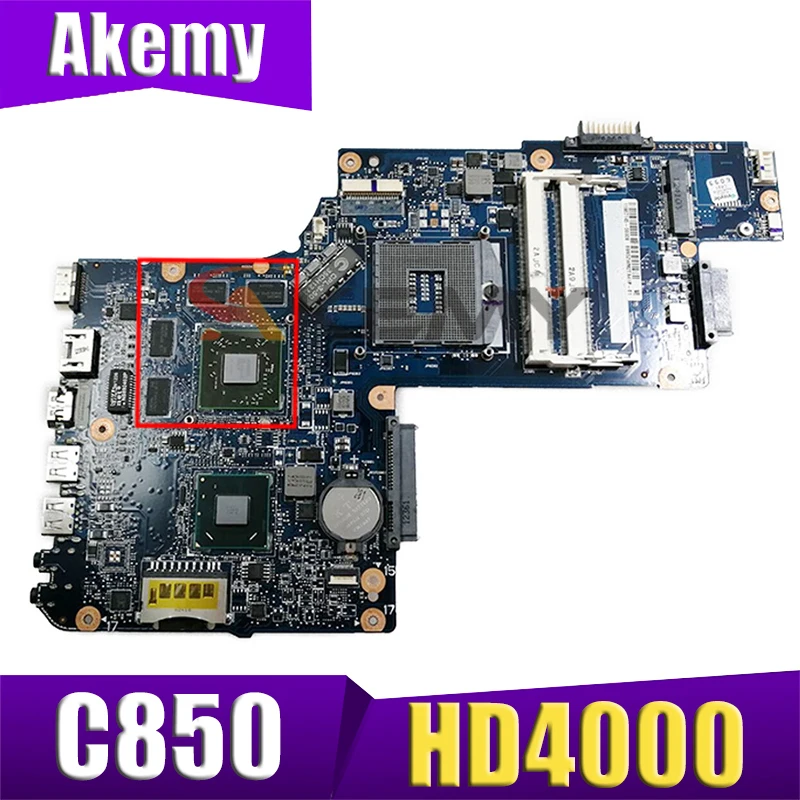 

Материнская плата AKEMY H000052580 для ноутбука Toshiba Satellite C850 L850, материнская плата с экраном 15,6 ATI HD4000 DDR3