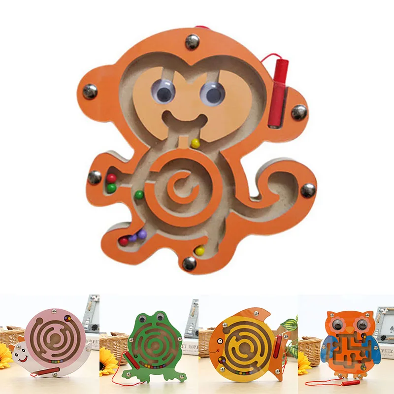

Magnetic Maze Toy Parent-Child Game Early Educational Toys Puzzle Game Souptoys Children Gift Intellectual Jigsaw Board