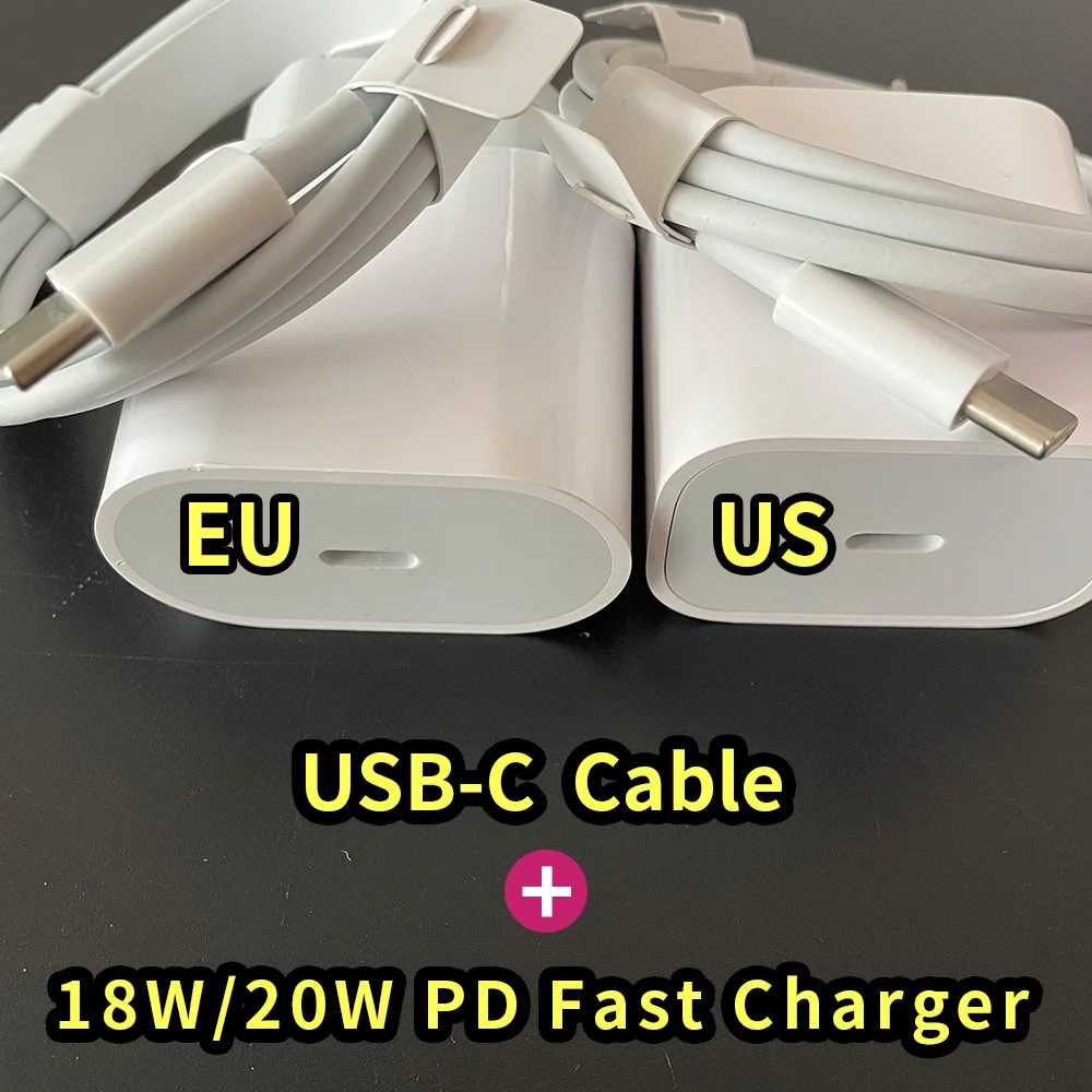 PD 20 Вт 18 Быстрая зарядка USB Type C адаптер питания зарядное устройство EU US UK вилка