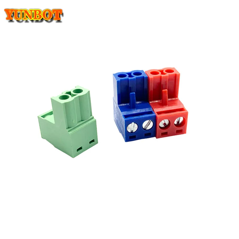 10PCS/LOT 3D printer parts HT5.08 2pin Terminal plug type 300 V 10A KF2EDGK 5.08mm pitch PCB connector terminal block | Компьютеры и