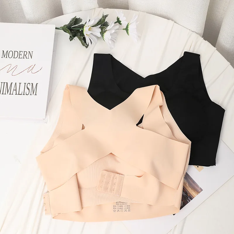 Бюстгальтер пуш ап Jerrinut для женщин Корректор осанки противоударный