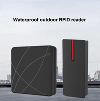 rfid card reader outer waterproof ip67 125khz id card support wiegand 2634 format used for access control system